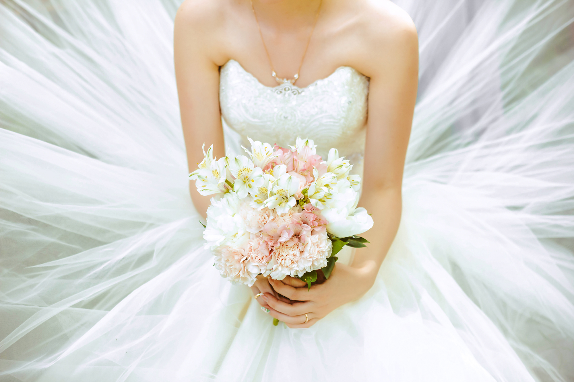 The bride’s bouquet